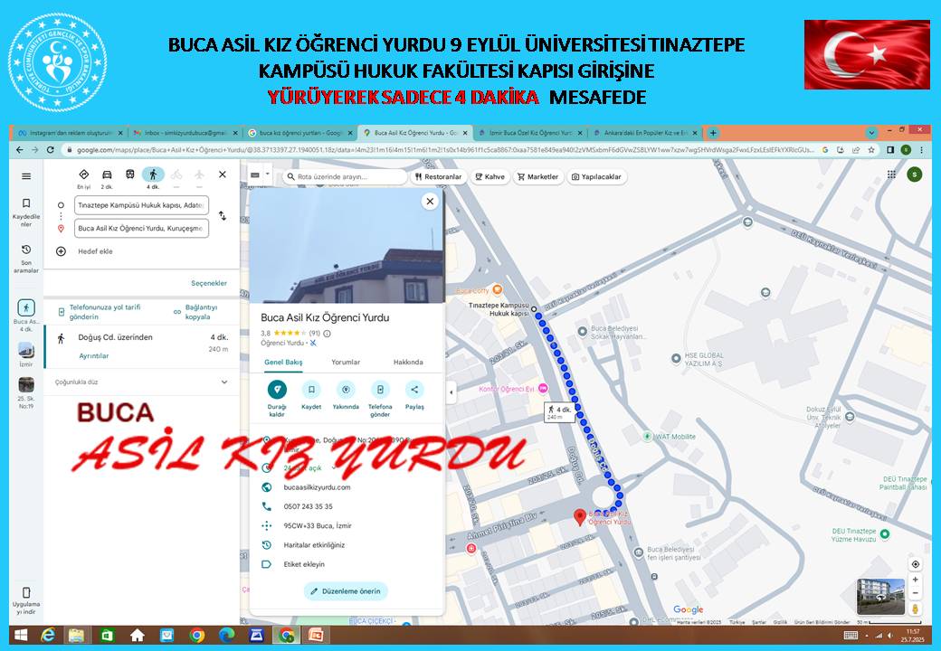 Buca Tınaztepe Asil Kız Öğrenci Yurdu